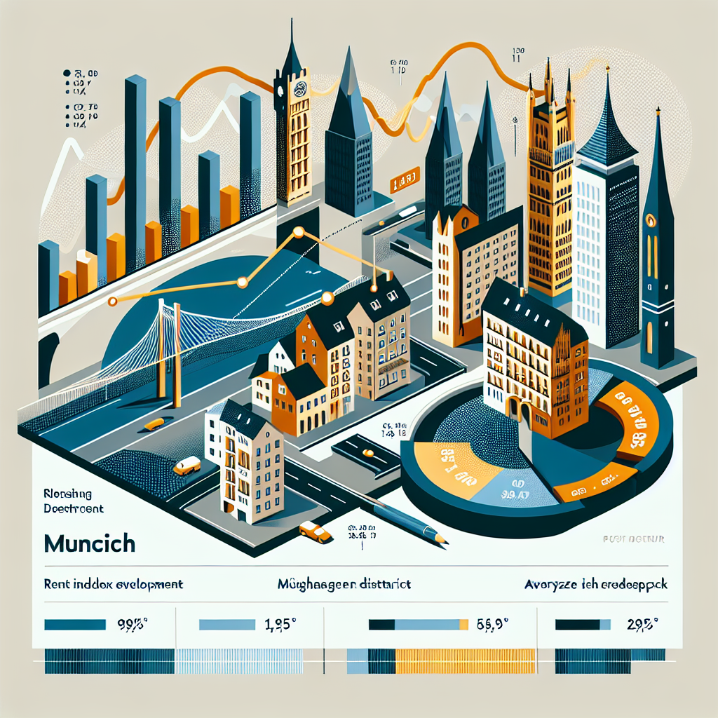 Entwicklung Mietspiegel Moosach vs. Münchner Durchschnitt